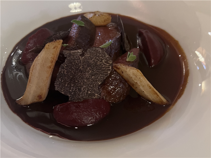 sika deer and truffle